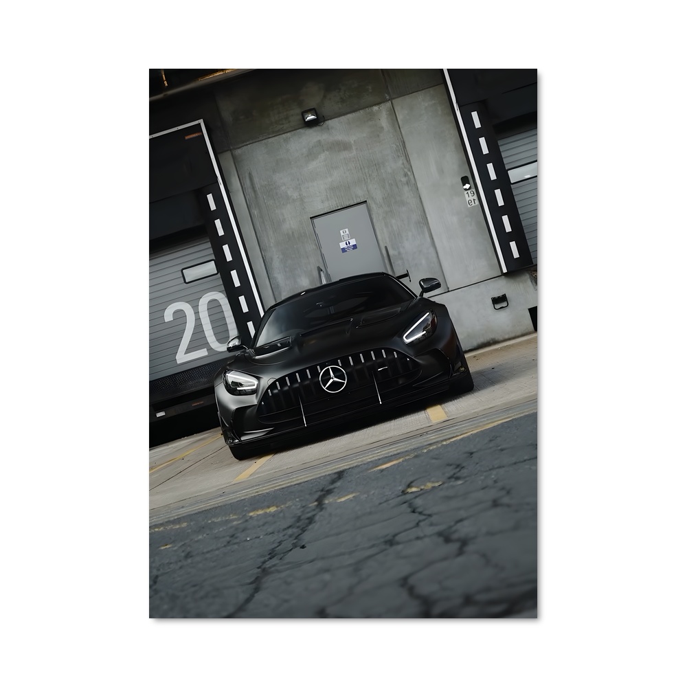 Poster impressionnant Amg GT Black Series